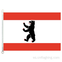 Bandera de Berlín 90 * 150cm 100% poliéster